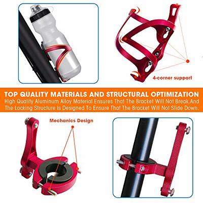 Bike Cup Holder Handlebar Cruiser with Cell Phone Holder Key Holder for  Bicycle Motorcycle Scooter Boat Black