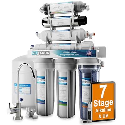 Express Water Reverse Osmosis Alkaline Water Filtration System – 10 Stage  RO Water Filter with Faucet and Tank – Under Sink Water Filter – with