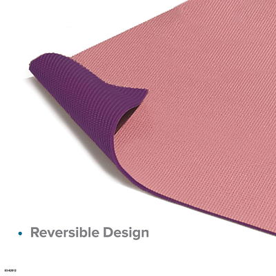 Gaiam Reversible Yoga Mat, Berry Red, 5mm - Yahoo Shopping
