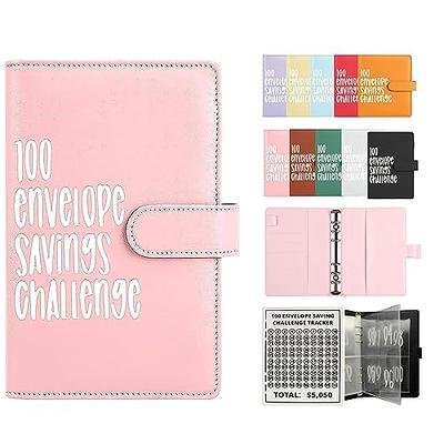 100 Envelope Challenge Binder Set, Budget Book Planner, Budget Binder with Cash  Envelopes, Cash Stuffing Envelopes Binder for Budgeting Planner & Saving  Money(Pink) - Yahoo Shopping