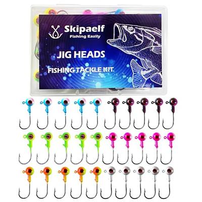 Dr.Fish 10pcs Swimbait Jig Heads 3/8oz-1/2oz Bass Flounder Striper