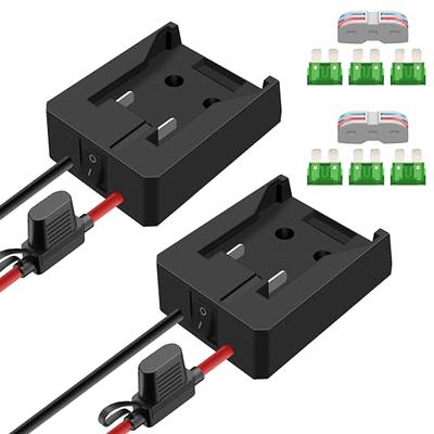 2 Packs Power Wheels Adapter for Dewalt 20V Battery Adapter Power