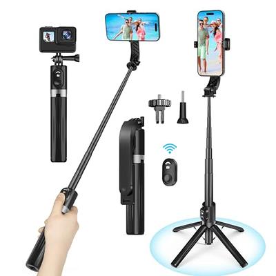 ATUMTEK 51 Selfie Stick Tripod, All in One Extendable Phone Tripod Stand  with Bluetooth Remote 360° Rotation for iPhone and Android Phone Selfies