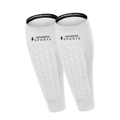 HOPEFORTH Knee Calf Padded 2 Pack Compression Leg Sleeve Thigh Sports  Protective Gear Shin Brace Support