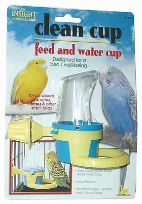 JW Pet jw31309 Clean Cup Bird Feed & Water Cup, Color May Vary - Medium