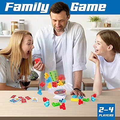 Funsparks Quaggle Stacking Balance Game - Wood Blocks - Premium Suspend  Game - STEM Toy, 2 to 12 Players for Kids, Adults, Family