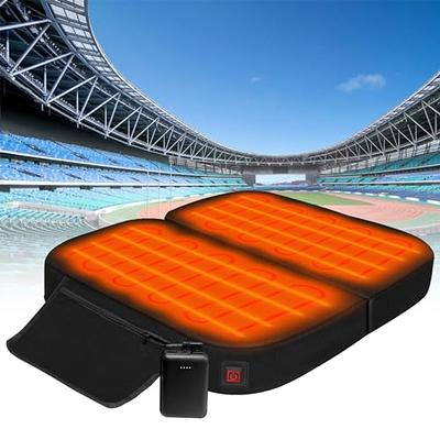 Portable Heating Pad Stadium Seat Cushion for Bleachers USB Charge