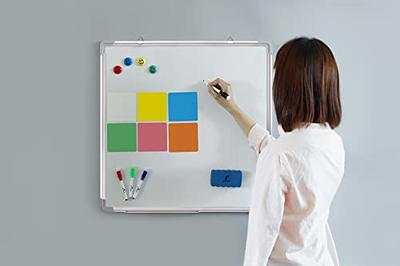 Large Magnetic Whiteboard, maxtek 60 x 36 Magnetic Dry Erase Board Foldable  with Marker Tray 1