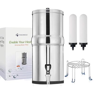 Travel Berkey Gravity-Fed Water Filter with 4 Black Berkey Elements–Enjoy  Potable Water While Camping, RVing, Off-Grid, Emergencies, Every Day at  Home 
