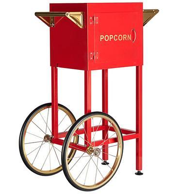 Carnival King Popcorn Popper Royalty Series Kit with 8 oz. Popper and Cart  - 120V, 1350W
