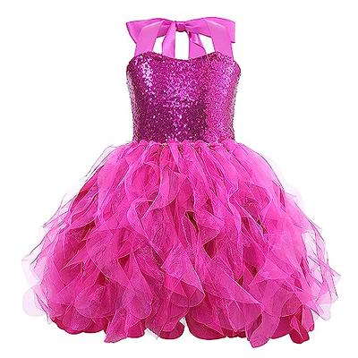 Baby Girl First Birthday Dress 1st Birthday Dress Toddler Pink Puffy Dress  Pink Baby Girl Dress Girls Birthday Pink Outfit Babyes Ball Gown 