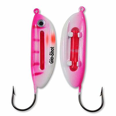 Northland Tackle Buck-Shot Ice Fishing Flutter Spoon, UV Pink Tiger, 1/8  Oz, 1/Cd - Yahoo Shopping