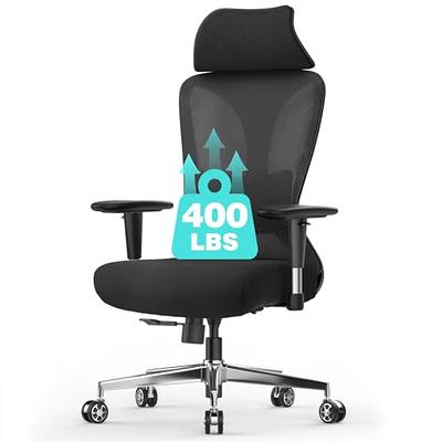 Office Chair, Big and Tall Office Chairs for Heavy People 400lbs Wide Seat,  High Back Leather Office Chair Lumbar Support - AliExpress