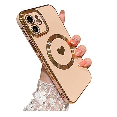 Teageo Compatible with iPhone 12 Case 6.1 inch for Women Girls