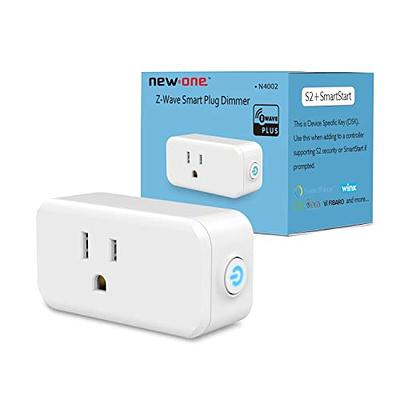 Outdoor Z-Wave Plus On/Off Light and Appliance Plug, 1 On/Off Outlet+ 1  Alway On Outlet, Zwave Hub Required, Works with SmartThings, Wink, Alexa