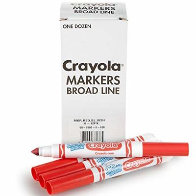  Crayola Super Tips Marker Set (120ct), Washable