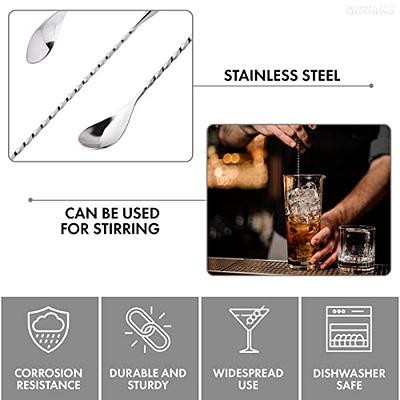 8Pcs Cocktail Spoon Long Handle - Drink Stirrers Cocktail Alcohol Bar  Stainless Steel Martini Glass Cocktail Mixing Spoon - 12 IN Bartender Spoon Cocktail  Stirrers for Mixed Drinks Bar Stirring Spoon - Yahoo Shopping