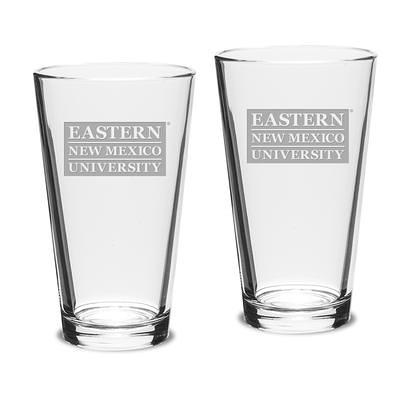 Marquette University Etched Pub and Shot Glass Set