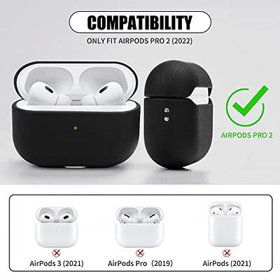 Compatible Airpods Pro 2nd Generation Case Clear, Soft Shockproof AirPods  Pro 2 Case 2022 Protective Cover with Hand Strap Lanyard Transparent Airpod