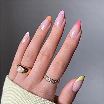  French Nail Art Stickers 3D Self-Adhesive French Manicure Nail  Stencils Wavy Line V Shape Nail Decals Designs French Tip Nail Stickers for  Women Girls DIY Nail Decoration Stencil Tools 6 Sheets 