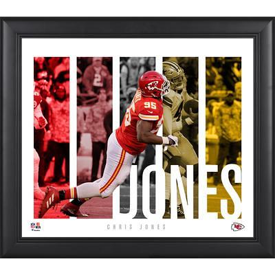 Chris Jones Kansas City Chiefs Unsigned Running Photograph