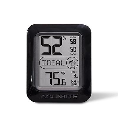 Goabroa Mini Hygrometer Thermometer Digital Indoor Humidity Gauge Monitor with Temperature Meter Sensor Fahrenheit ()