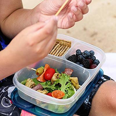 Bento Box For Adults Reusable Lunch Box Food Container With 3