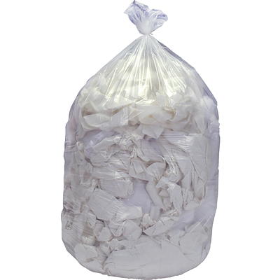 Earthsense Recycled Star Bottom Trash Bags, 40-45 gal, Black, 100