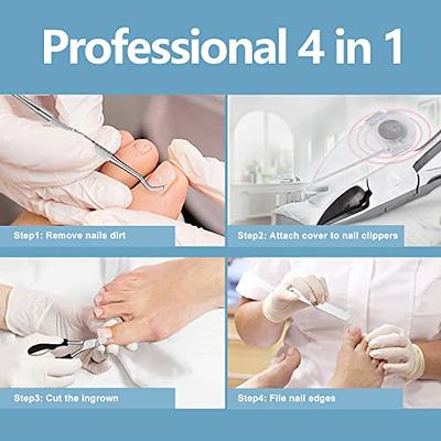 Toe Nail Clipper Toenail Cutters for Ingrown Thick Toenails Trimmer  Professional Nipper for Seniors SS Surper Sharp Blades