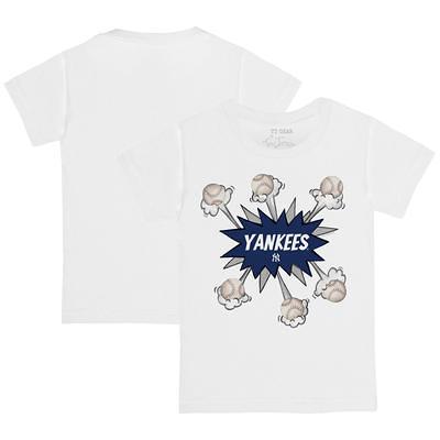 Youth Tiny Turnip White New York Yankees Baseball Pow T-Shirt - Yahoo  Shopping