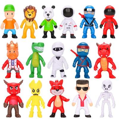 SIENON 8Pcs Fox Toy Figures Arctic Fox and Red Foxes Figurines Set