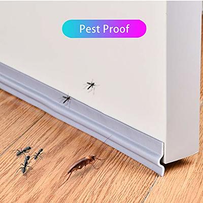 80IN Self Adhesive Window Gap Sealing Strip, Windproof Soundproof Weather  Stripping Door Seal, PU Foam Sliding Door Bottom Seal Tape Guard Sealer Dust  Stopper for Windows Doors Insulation (White) 