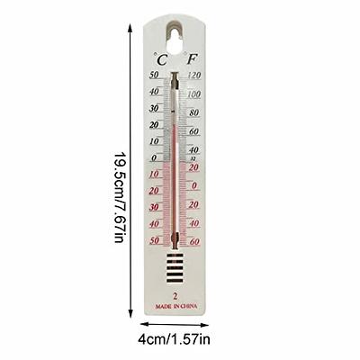 Indoor Outdoor Wall Thermometer Home Garden Office Mount Greenhouse  Temperature