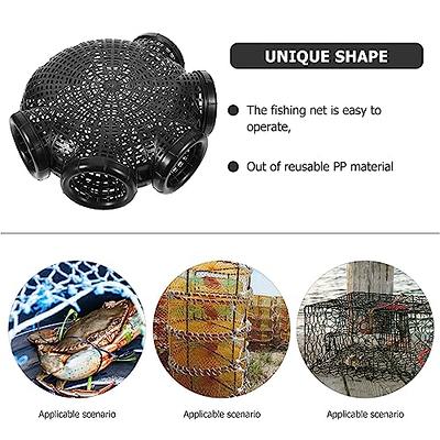 Anneome Fish and Shrimp EEL Cage Folding Crawfish Mesh Portable