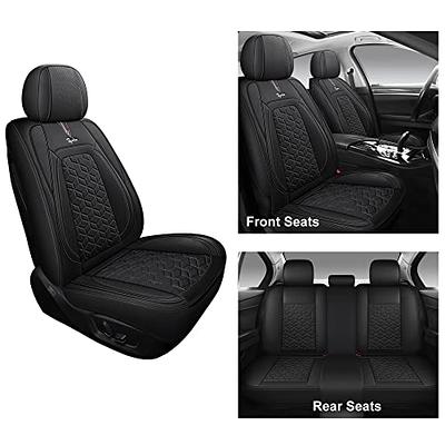 TAPHA Executive Leatherette Car Seat Cover & Cushion Set, Breathable and  Water-Resistant, Universal Fit for Car SUV & Truck (Front and Rear Seats,  Black) (TAP-01-B1) - Yahoo Shopping