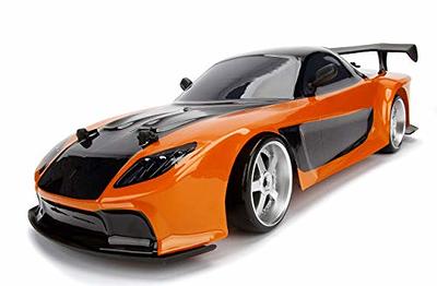 Jada Toys Fast & Furious Han's Mazda RX-7 Drift RC Car, 1: 10 Scale 2.4Ghz  Remote Control Orange & Black, Ready to Run, USB Charging (Standard)  (99700) - Yahoo Shopping