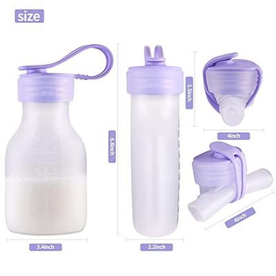 Momcozy Silicone Milk Storage Bags, Reusable Breastmilk Bags for  Breastfeeding, 8.5oz/250ml 5Pcs 