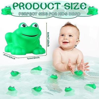 Realistic Frog Squeeze Toy, 4 Pcs Vinyl Frog Model Kids Stress