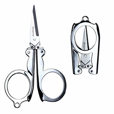 Stainless Steel Fabric Cutting Scissors With Protective - Temu