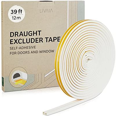 66 Feet Self Stick Foam Weather Stripping Door Window Seal Draft