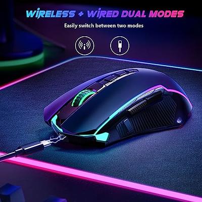 Redragon Gaming Mouse, Wireless Mouse Gaming with 8000 DPI, PC
