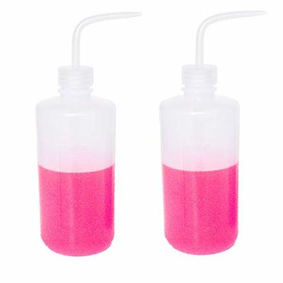 YUNPLAN 2pcs Tattoo Wash Bottle 500ml Lash Water Bottle Squeezer