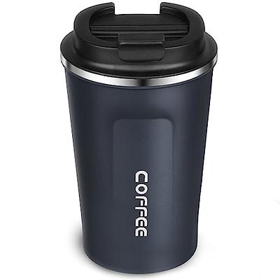 Travel Coffee Mug Spill Proof Leakproof 12 oz Insulated Coffee Mug with Screw Lid, Stainless Steel Vacuum Tumbler Reusable Thermal Coffee Cup to Go