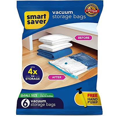  Vacuum Storage Bags, 6 Small Space Saver Vacuum Seal