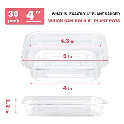 LWALRS Square Plant Saucer 10 Inch 5 Pack, Plastic Plant Water Dray Tray  Plants, Pot Saucers for Plants Square Planters for Indoors and Outdoors  Plants, Garden Saucer for Plant Pots. - Yahoo Shopping