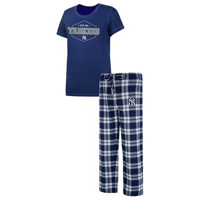 Women's Concepts Sport Charcoal/White New York Yankees Sonata T-Shirt & Leggings Sleep Set Size: Small