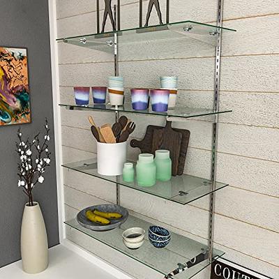 Cresencio Bathroom Wall Shelves Glass Bathroom Shelf Tempered Glass Shelves  for Shower Wall Mounted