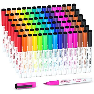 4 Color Set Erasable Whiteboard Marker Pen With White Board Eraser Wiper  For Home Office School Writing Painting Stationery