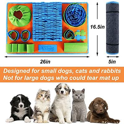 Large Gray Forage Slow Feeding Mat for Dogs, Rabbits, Cats and Other Small Animals