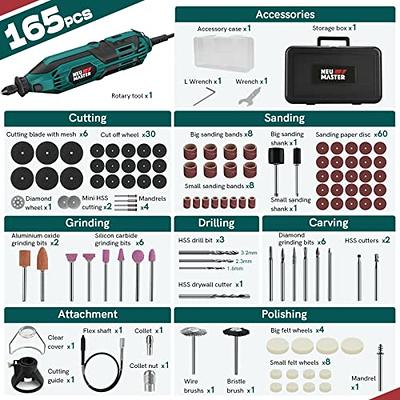 KeShi Cordless Rotary Tool, Upgraded 3.7V USB Rechargeable Rotary Tool Kit  with 42pcs Accessories, 3-Speed Multi-Purpose Mini Power Tool for Sanding,  Drilling, Polishing, Engraving, DIY Projects - Yahoo Shopping